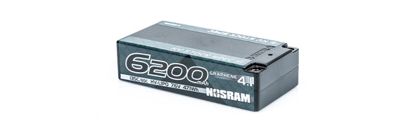 NOSRAM 6200 MAH 7.6V 135C HV STOCK SPEC LIPO BATTERY - SHORTY