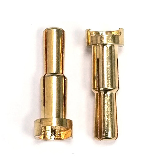 IM RC STEPPED 4-5MM GOLD PLATED BULLET PLUGS (2PCS)